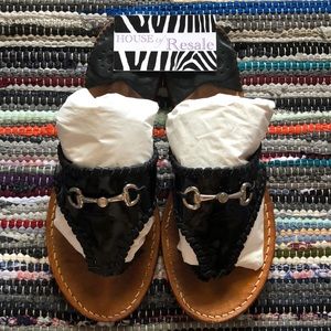 Stephen Bonanno Horsebit Black Patent Leather 8.5